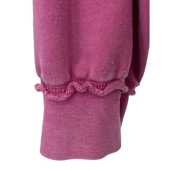 Free People Movement Pink Oversized Cozy Crew Neck Casual Athleisure Sweatshirt - Picture 6 of 16